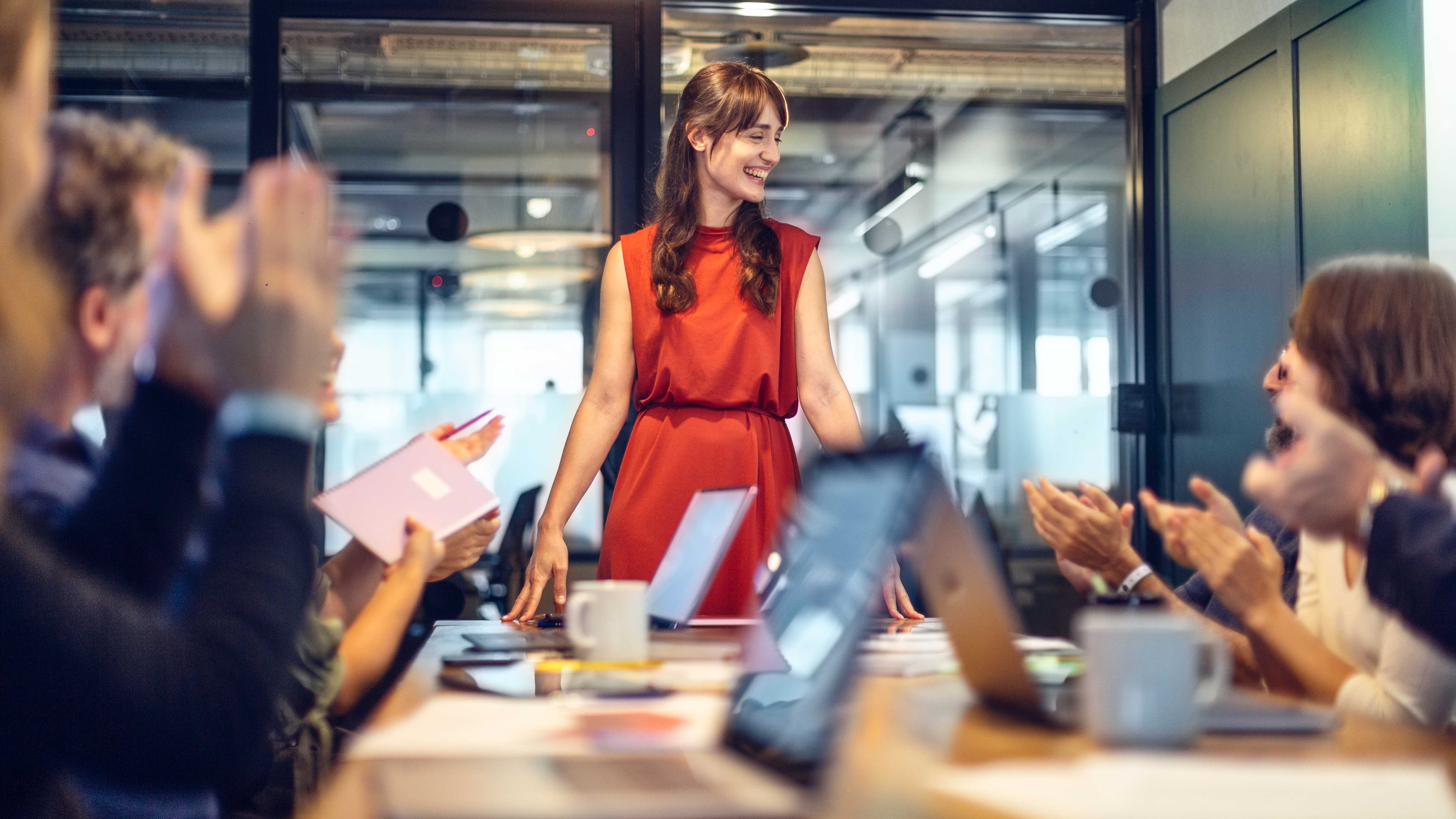 AI consulting team reviewing a digital roadmap